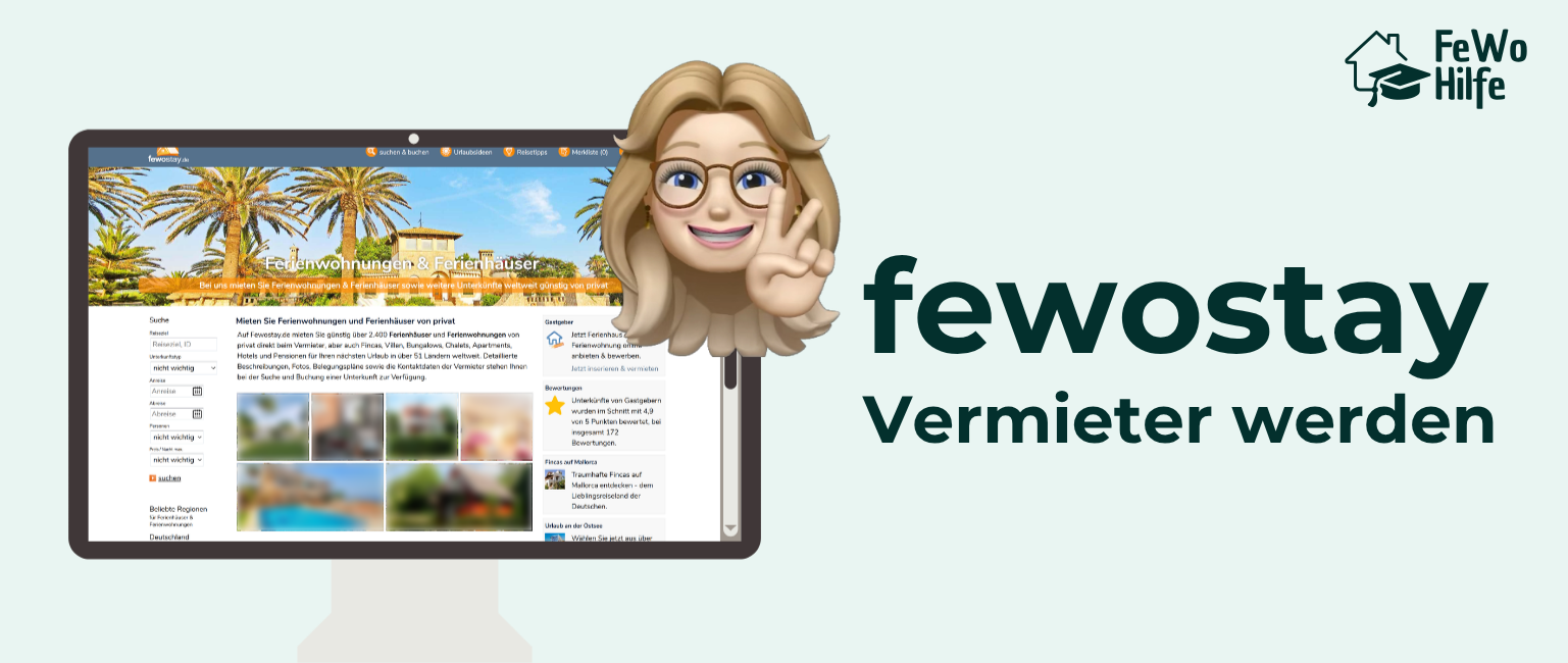 Blogtitelbild Fewostay Vermieter werden